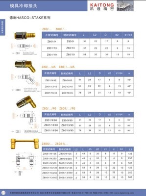 德国HASCO桥式快速接头Z8051/13/125 - 德国HASCO桥式快速接头Z8051/13/125厂家 - 德国HASCO桥式快速接头Z8051/13/125价格 - 609条 - 